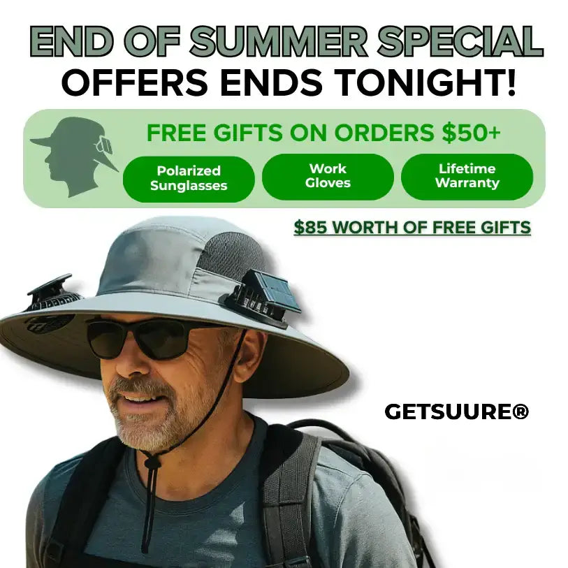 GETSUURE® - Solar Cooling Hat