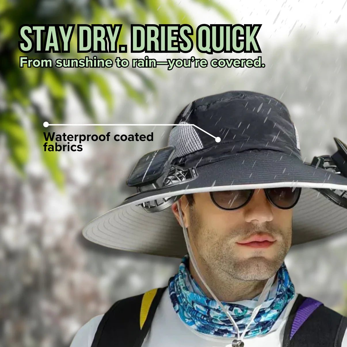 GETSUURE® - Solar Cooling Hat