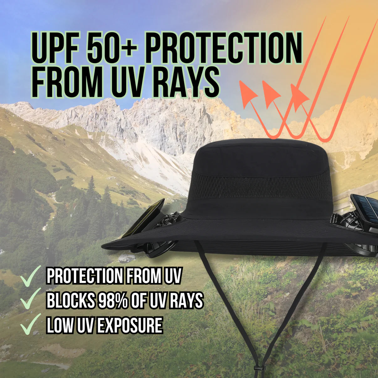 GETSUURE® - Solar Cooling Hat